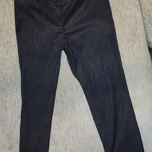 Ann Taylor Dark Patterned Pants